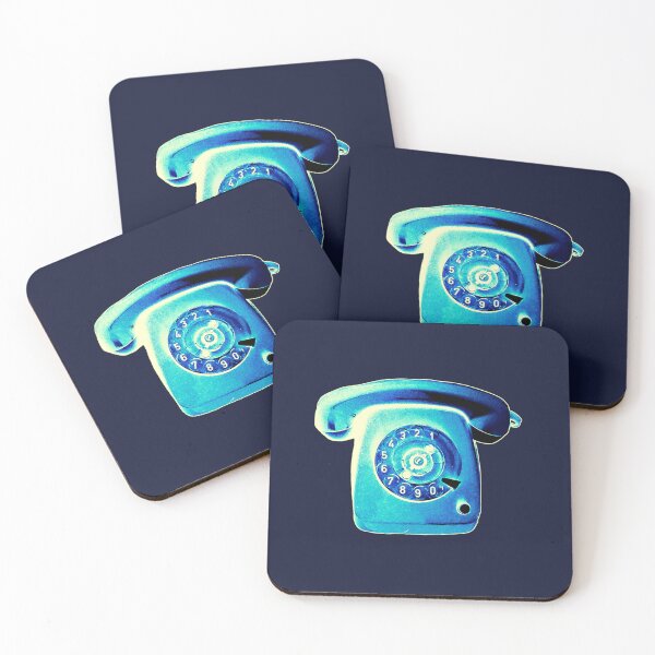 Item preview, Vintage Blue Telephone, Retro Phone designed and sold by suekieper.