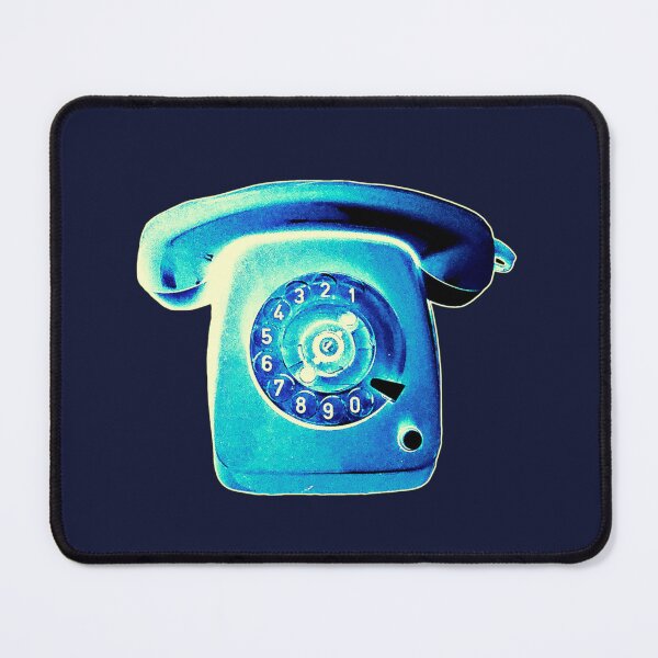 Item preview, Vintage Blue Telephone, Retro Phone designed and sold by suekieper.