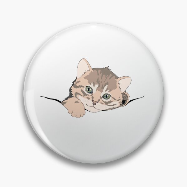 Item preview, Pocket Cat Holding On Essential T-Shirt designed and sold by PURPLERAIN99.