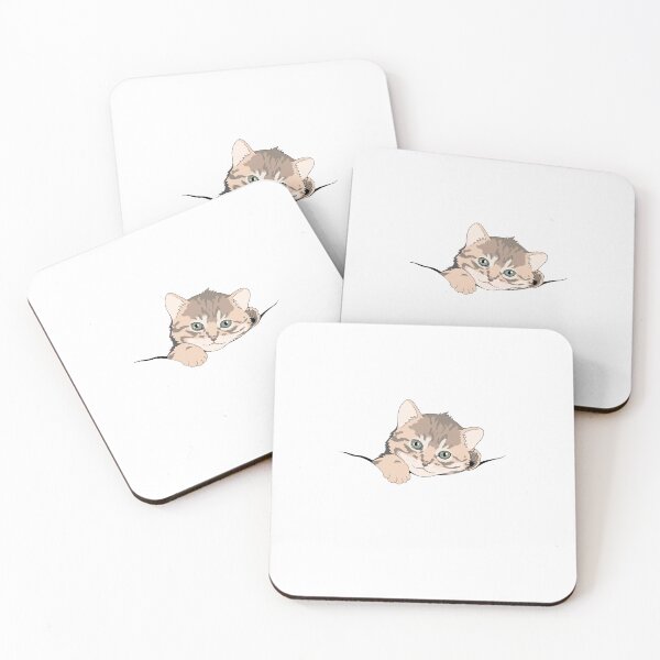 Item preview, Pocket Cat Holding On Essential T-Shirt designed and sold by PURPLERAIN99.