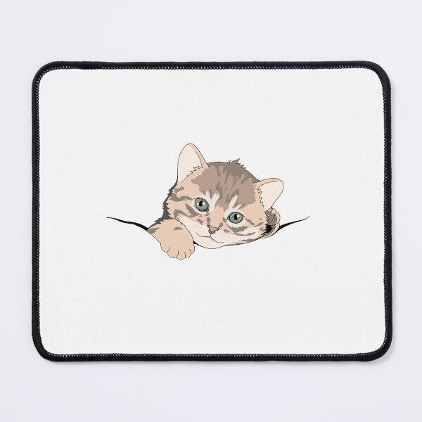 Item preview, Pocket Cat Holding On Essential T-Shirt designed and sold by PURPLERAIN99.