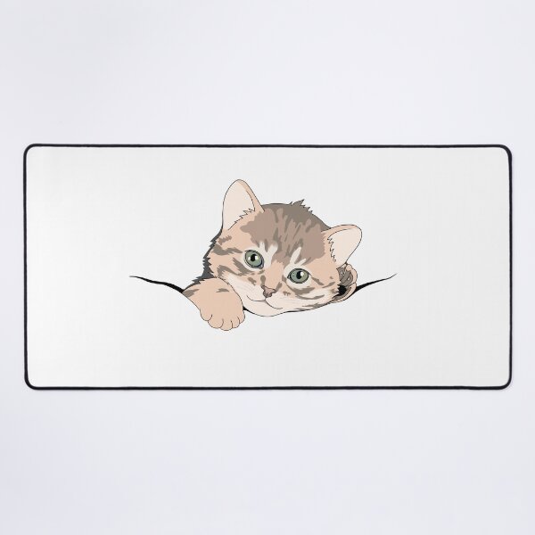Item preview, Pocket Cat Holding On Essential T-Shirt designed and sold by PURPLERAIN99.