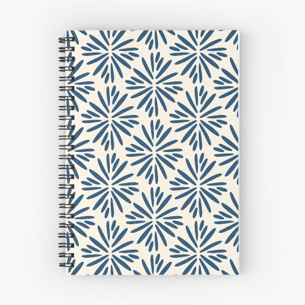 Item preview, Abstract Blue Geometric Flower on light background designed and sold by BrankaPD.