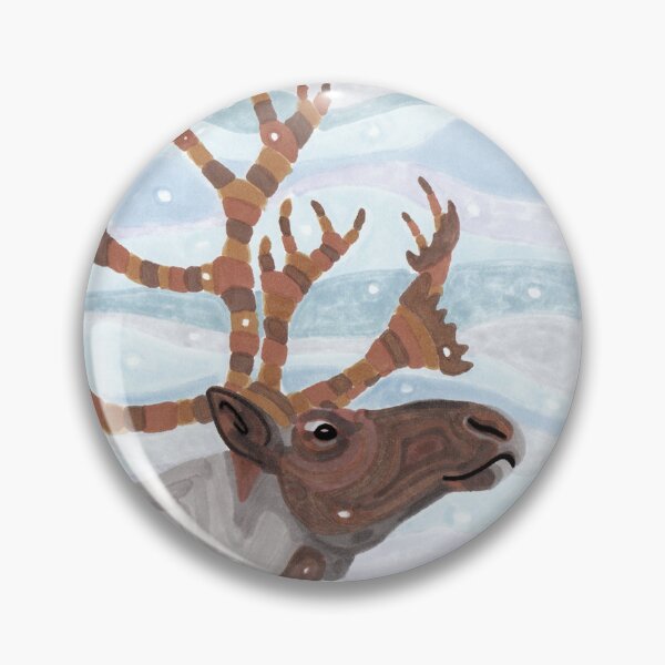 Item preview, Arctic Caribou in Winter designed and sold by inklets.