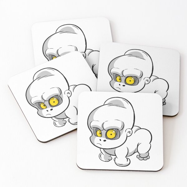 Item preview, white gorilla designed and sold by Zer007.