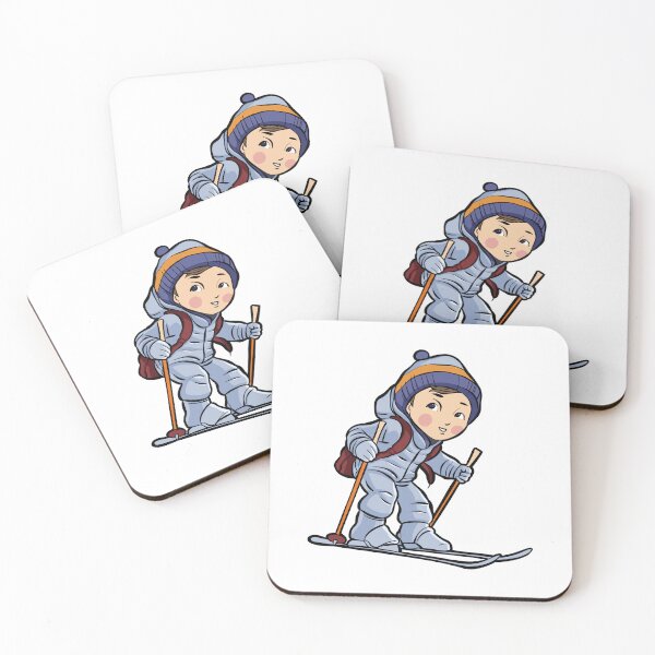 Item preview, skier boy sport winter athlete  designed and sold by StairheadStore.
