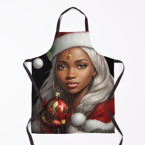 Item preview, Black girl santa designed and sold by labbydoc.