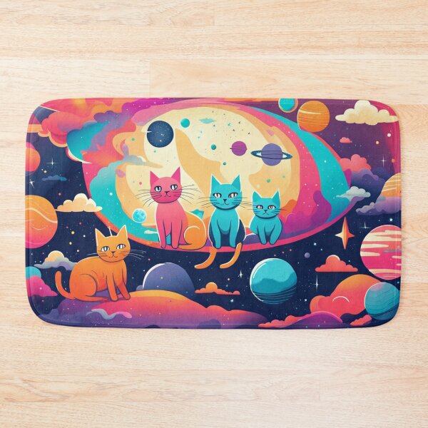 Item preview, Cats in space designed and sold by MrBoutik.