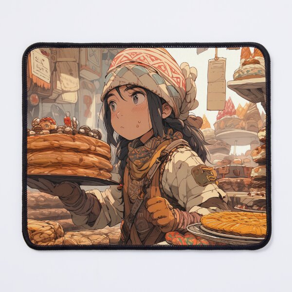Item preview, Adorable Fantasy Bakery Anime Girl designed and sold by bubblegoth.