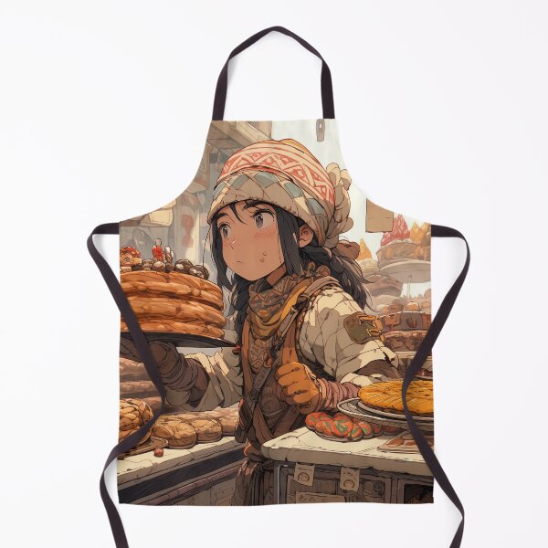 Item preview, Adorable Fantasy Bakery Anime Girl designed and sold by bubblegoth.