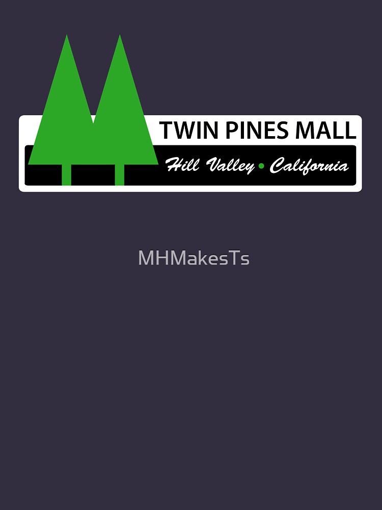 "Twin Pines Mall Back to the Future Inspired Graphic T" Tshirt for