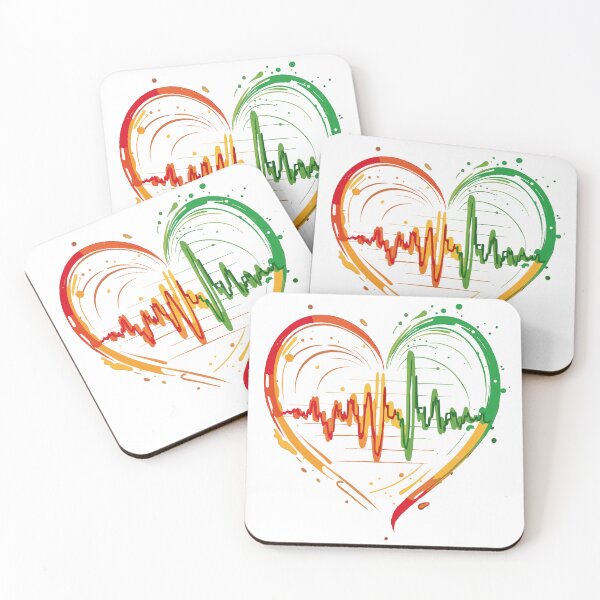 Item preview, Reggae Heart Beat designed and sold by reggaeartgifts.