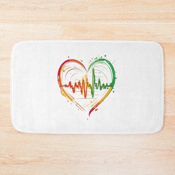 Artikelvorschau, Reggae-Herzschlag entworfen und verkauft von reggaeartgifts.
