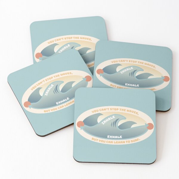 Item preview, Wave Breathing Surfboard Exercise - Learn to Surf -  designed and sold by StuckOnGood.