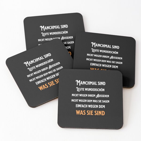 Item preview, Sometimes people are beautiful..., design with a meaningful saying in German designed and sold by Pflugart.