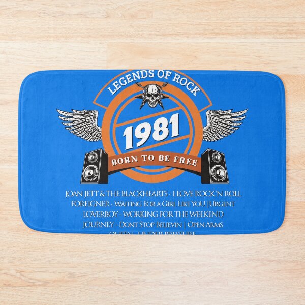 Item preview, RETRO VINTAGE ROCK 1981 - ILLUSTRATION LEGENDS OF ROCK designed and sold by Retro-80-90.