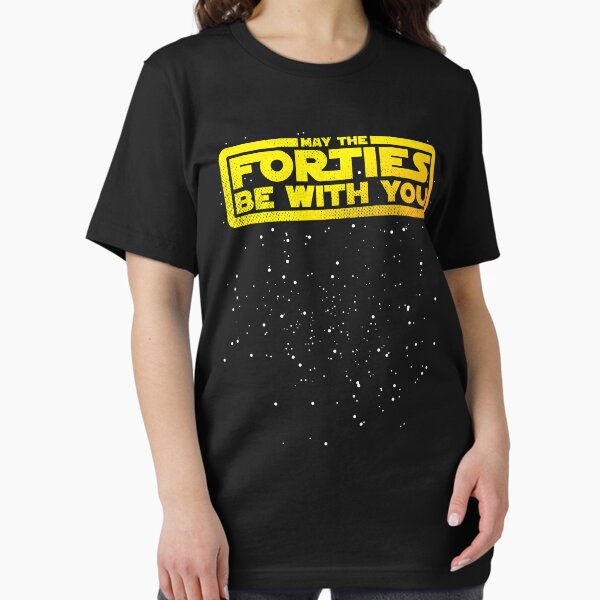 Item preview, May The Forties Be With You Vintage 40th Birthday Distressed Star Illustration designed and sold by kolbasound.