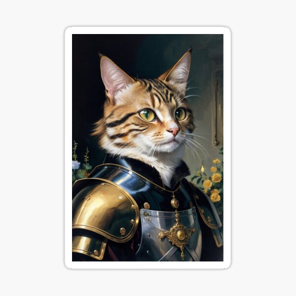 Cat Knight #01 Sticker