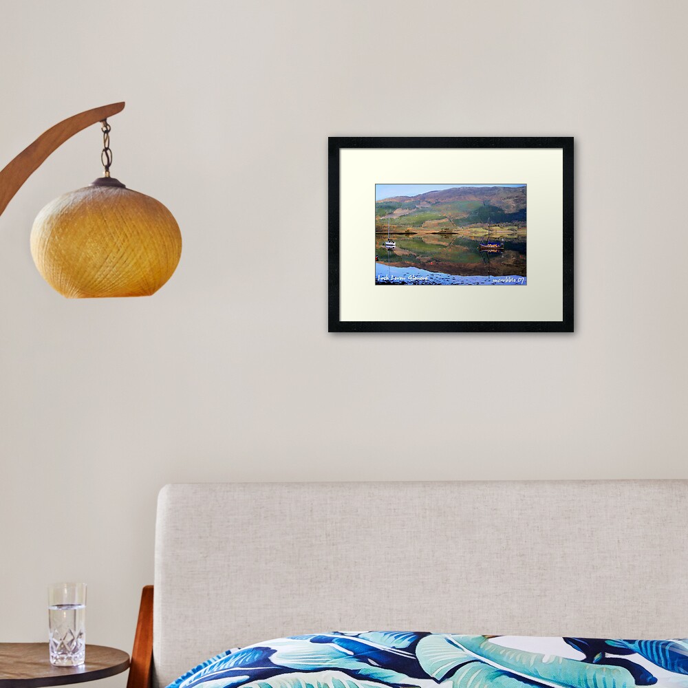 Loch  Leven Glencoe Framed Art Print