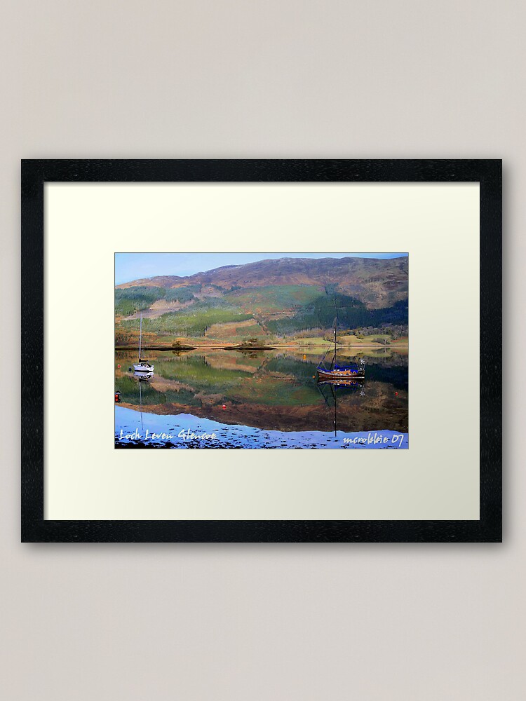 Alternate view of Loch Leven Glencoe Framed Art Print