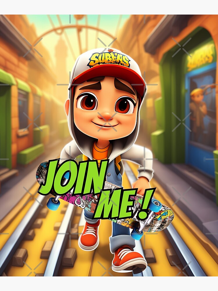 subway surfers join me Art Print