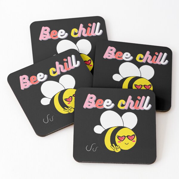 Item preview, Bee Chill Colourful Retro Funny Gift For Beekeepers designed and sold by Kaspaj.
