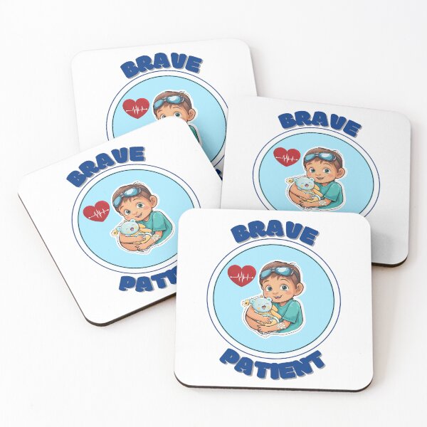 Item preview, Brave Patient - Little Boy with a Teddy Bear designed and sold by BababuuuPrint.