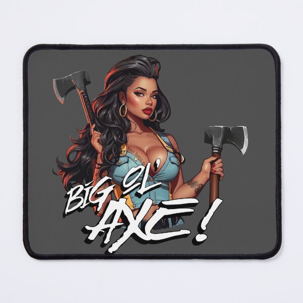 Item preview, Big Ol Axe Badge designed and sold by Lost-Shell.
