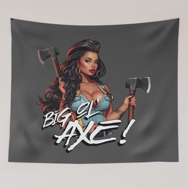 Item preview, Big Ol Axe Badge designed and sold by Lost-Shell.