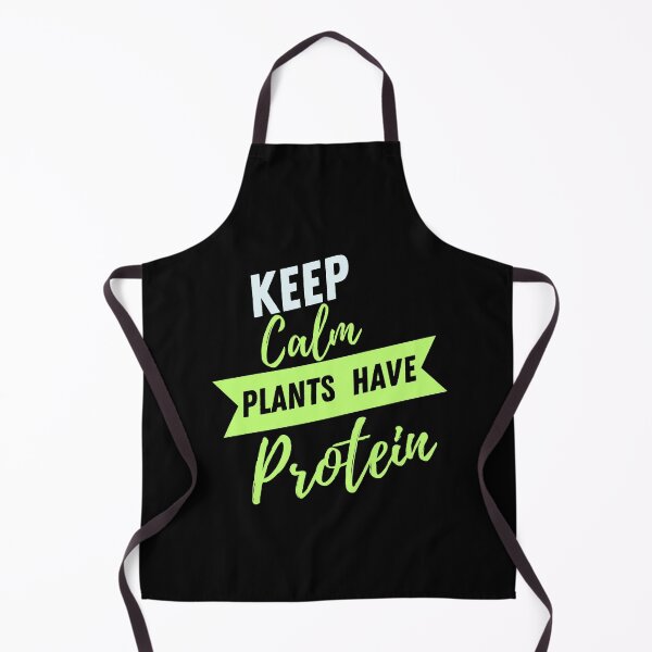 Item preview, Funny Vegans Keep Calm Plants Have Protein Cool Vegetarian designed and sold by AmeliaShirts.