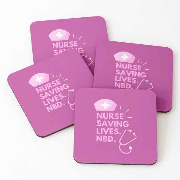 Item preview, Nurse Saving Lives No Bid Deal Pink designed and sold by Neeshki.