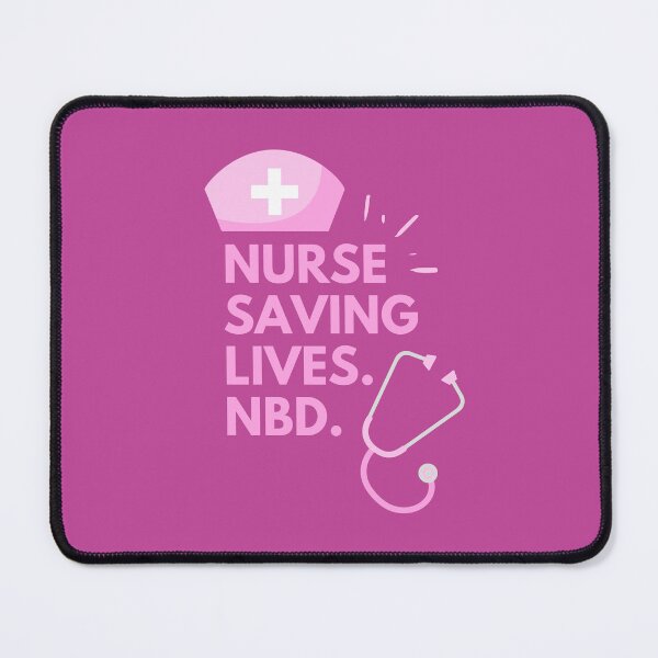 Item preview, Nurse Saving Lives No Bid Deal Pink designed and sold by Neeshki.