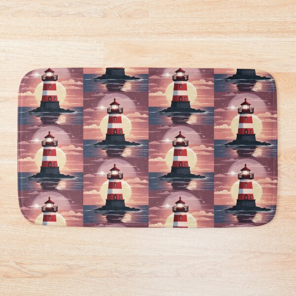 Item preview, Red and White Lighthouse designed and sold by purplesensation.