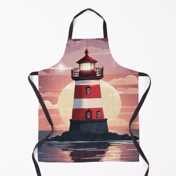 Item preview, Red and White Lighthouse designed and sold by purplesensation.