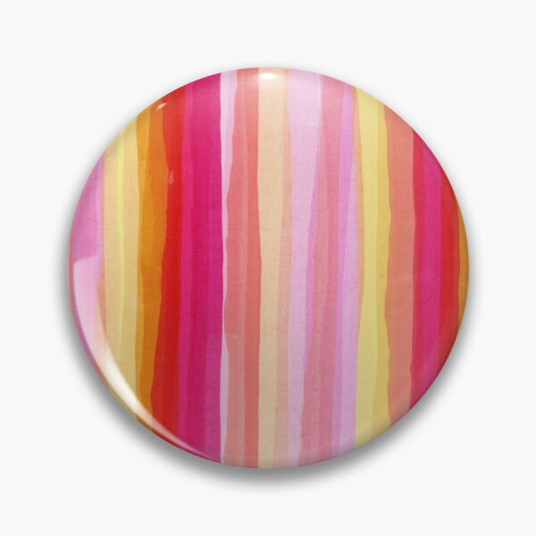 Item preview, Vertical Orange and Pink Stripes, handpainted striped pattern designed and sold by patterncrow.