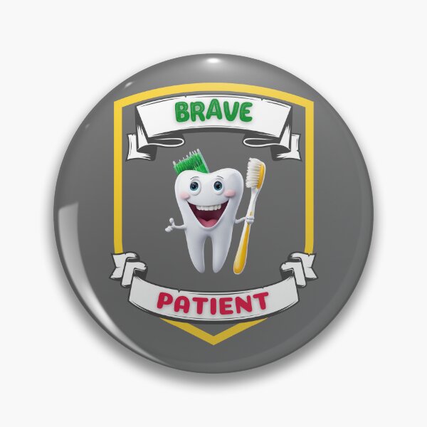 Item preview, Brave Patient - Healthy Teeth designed and sold by BababuuuPrint.