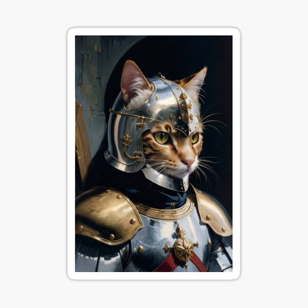 Cat Knight #04 Sticker