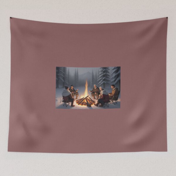 Item preview, Camping By The Fire designed and sold by Paw's Arts.