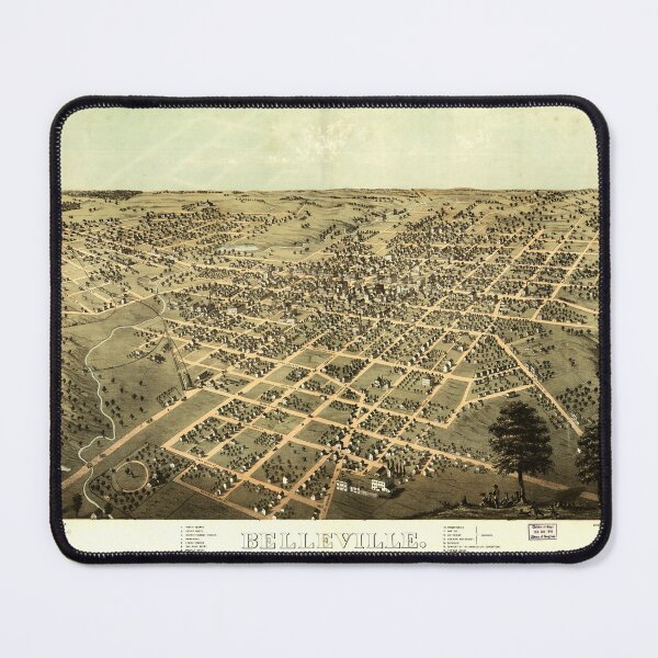 Item preview, Belleville, Illinois (1867) designed and sold by allhistory.