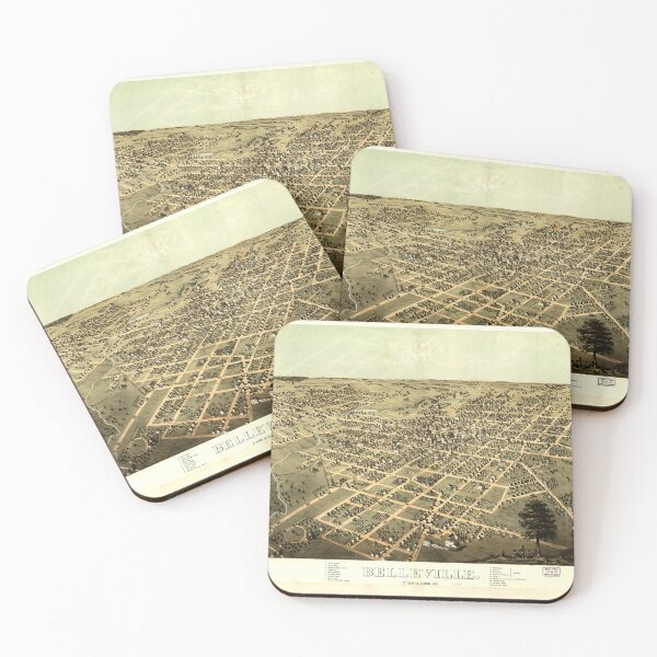 Item preview, Belleville, Illinois (1867) designed and sold by allhistory.