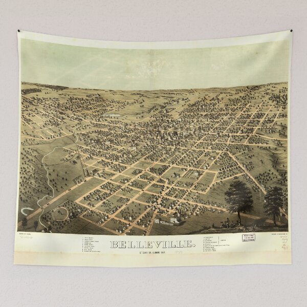 Item preview, Belleville, Illinois (1867) designed and sold by allhistory.