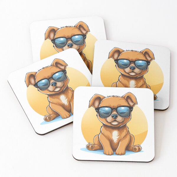 Item preview, Kawaii Pup in Shades designed and sold by elmindo.