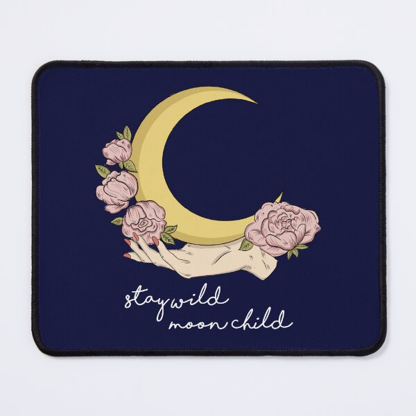 Item preview, Stay wild Moon child Vintage style drawing designed and sold by lalunadraw1.