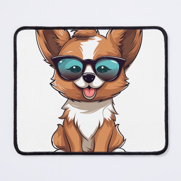 Item preview, Smiling Kawaii Pup in Shades designed and sold by elmindo.