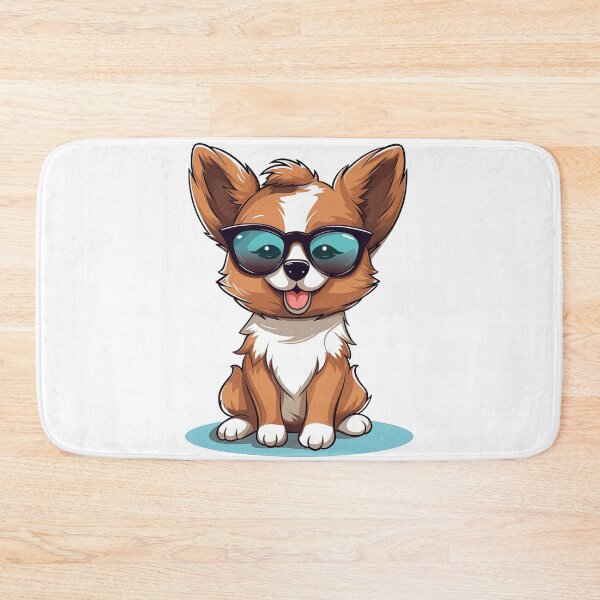 Item preview, Smiling Kawaii Pup in Shades designed and sold by elmindo.
