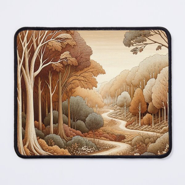Item preview, Autumnal Path Through the Forest designed and sold by PictorialWhimsy.