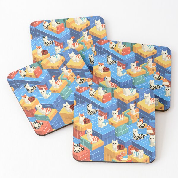 Item preview, Purrfect Harmony Cat Seamless Pattern Graphic Design designed and sold by Design-DD56.