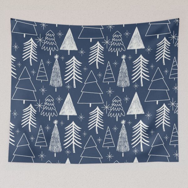 Item preview, Christmas Tree - Evergreen Tree - Pine Tree Blue designed and sold by susycosta.