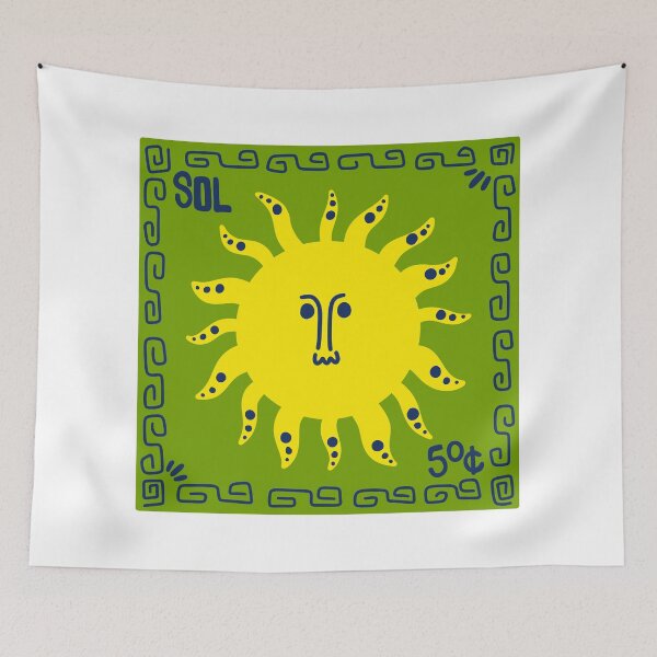 Item preview, Sol Green and Blue Stamp designed and sold by GraceMakes03.