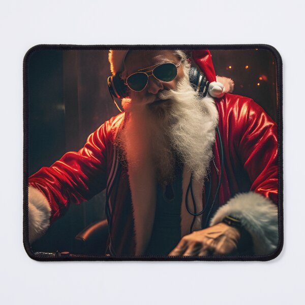Item preview, Santa Claus Spins the Season - DJing in Style at the Hottest Holiday Club designed and sold by soulofalion.